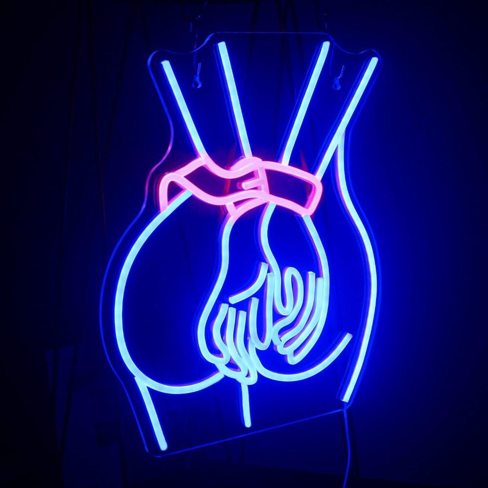 Look Light Girls Lady Neon Sign Neon Sign For Wall Decor Lady Back Neon Light - Picture 2 of 6